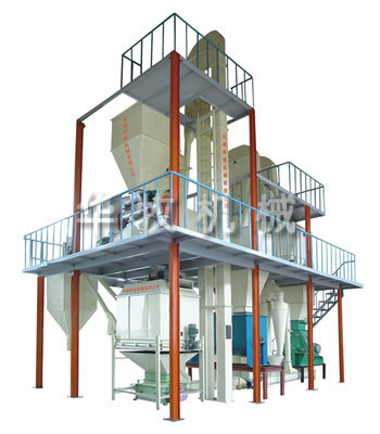 Δύναμη συνήθειας 1 - 2 t/h HKJ υδρόβια γραμμή παραγωγής HKJ25 ζωικών τροφών πουλερικών σβόλων